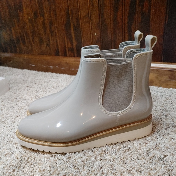 Steve Madden Puddles Grey Ankle Boots 8 - Picture 12 of 12